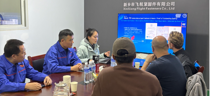 法國客戶蒞臨新鄉51吃瓜官网緊固件驗廠 新能源領域合（hé）作引期待