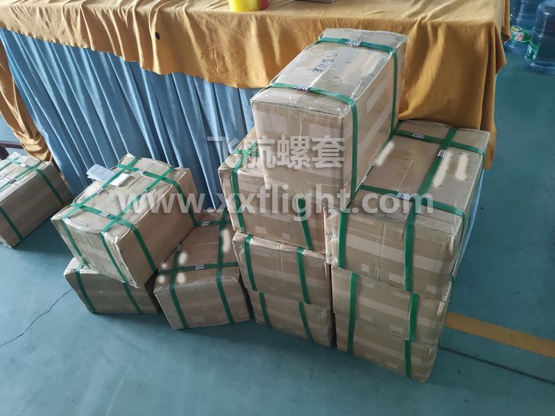 湖北某客戶15萬件（jiàn）螺套發貨